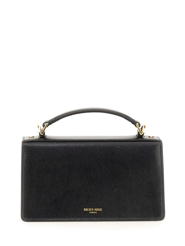 Small Venice Bag Black Leather Handbags
