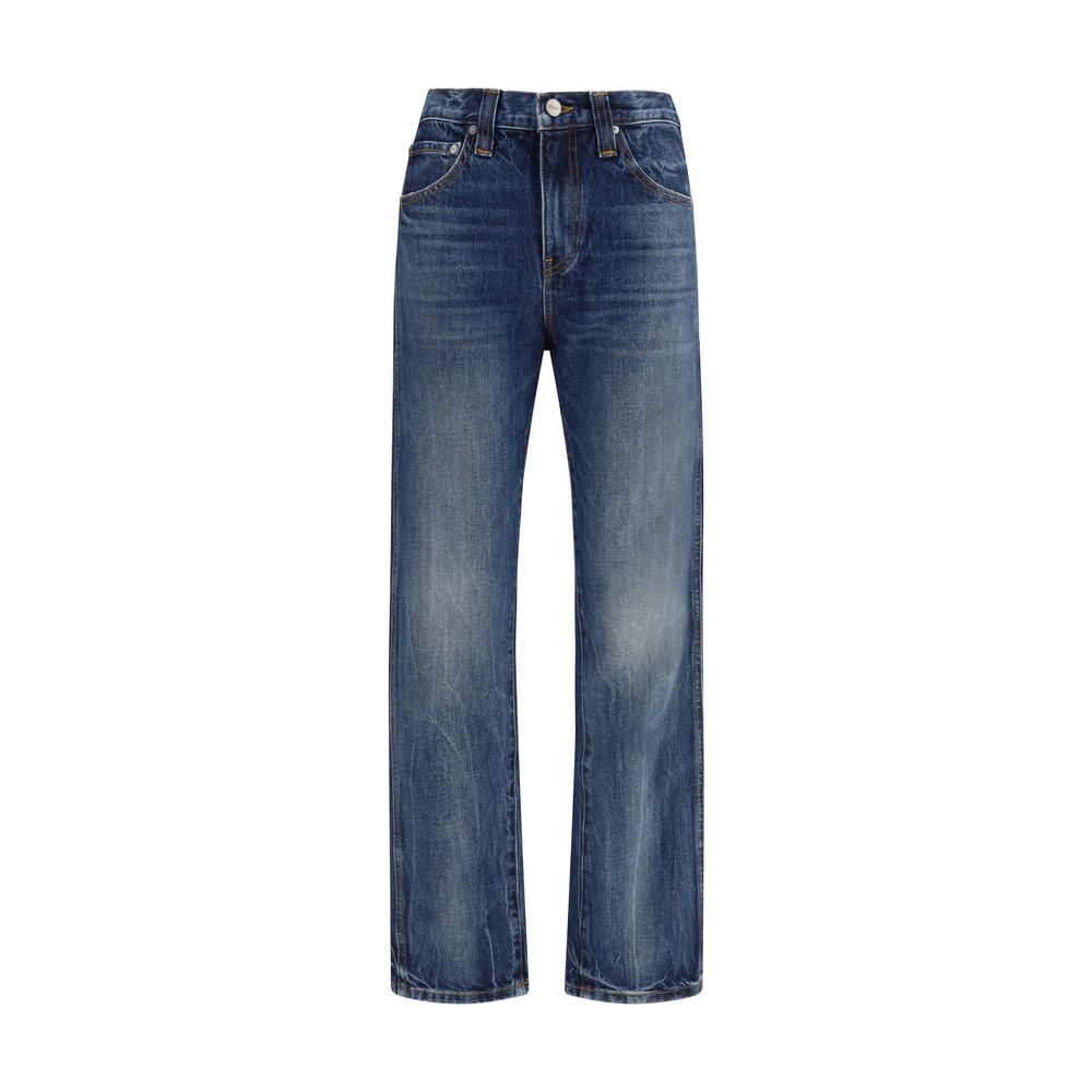 Khaite 100% Cotton jeans in blue