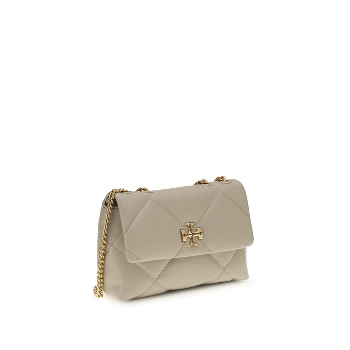 Tory Burch 100% Calf Leather Bos Taurus shoulder bag in beige — view 2