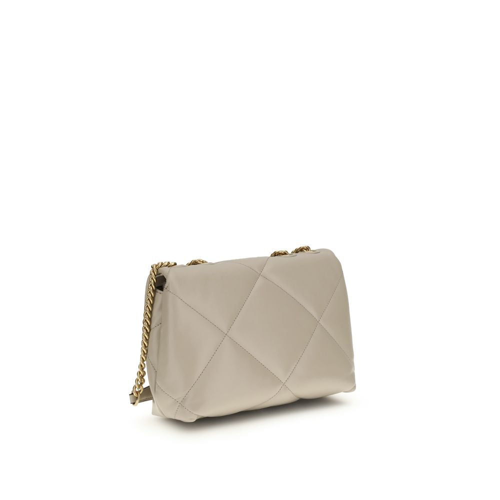 Tory Burch 100% Calf Leather Bos Taurus shoulder bag in beige — view 3
