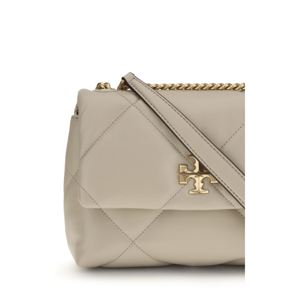 Tory Burch 100% Calf Leather Bos Taurus shoulder bag in beige — view 4