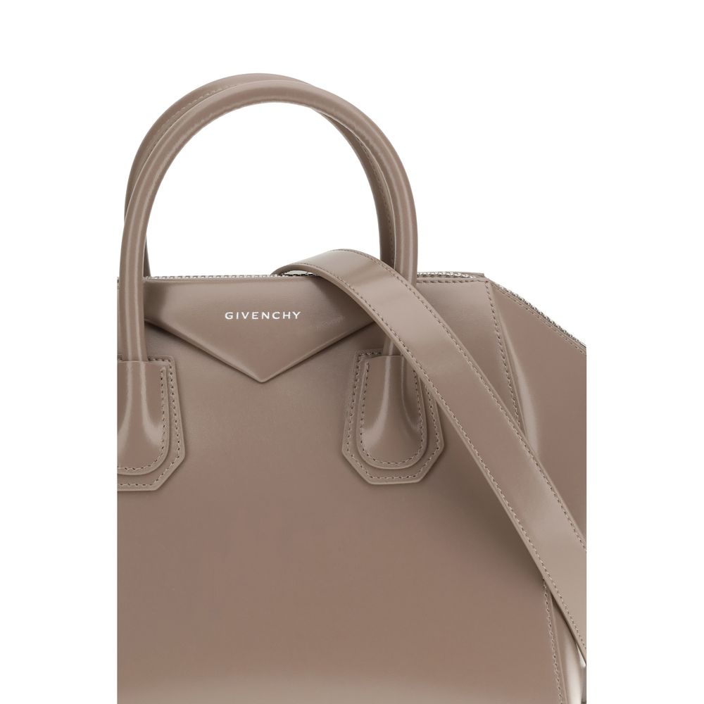 Gray Calf Leather Bos Taurus Handbag Bag
