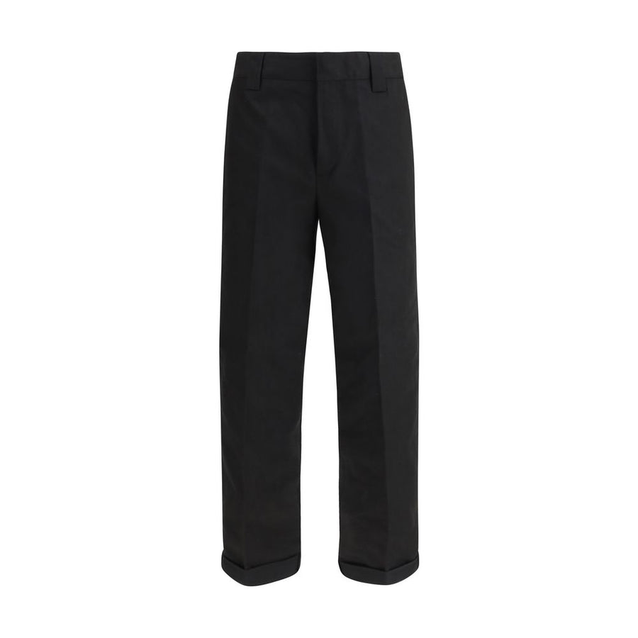 Golden Goose 80% Cotton chino pants in black