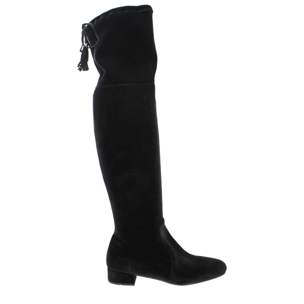 Prada Velvet boot in black