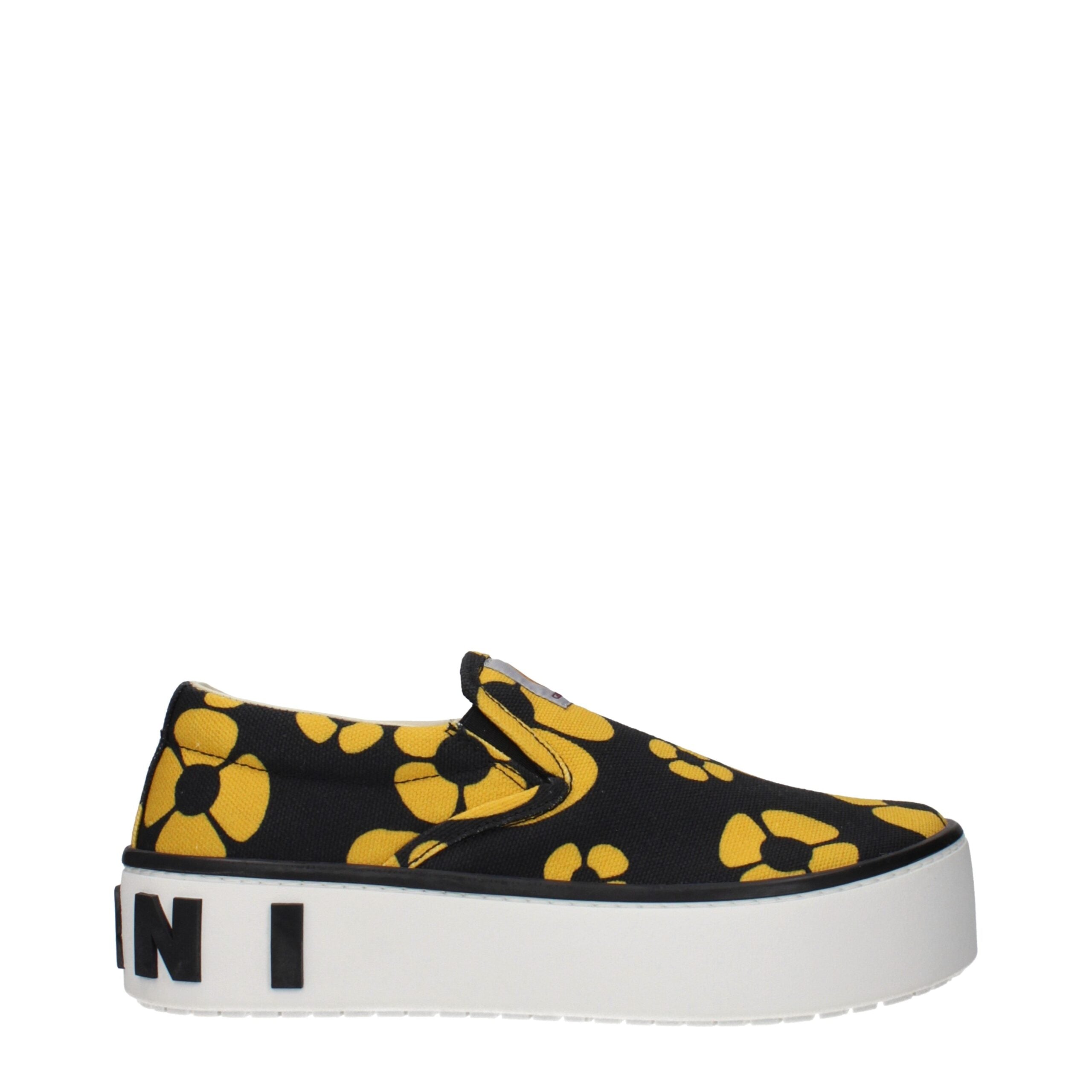 Marni slip-on flat in yellow