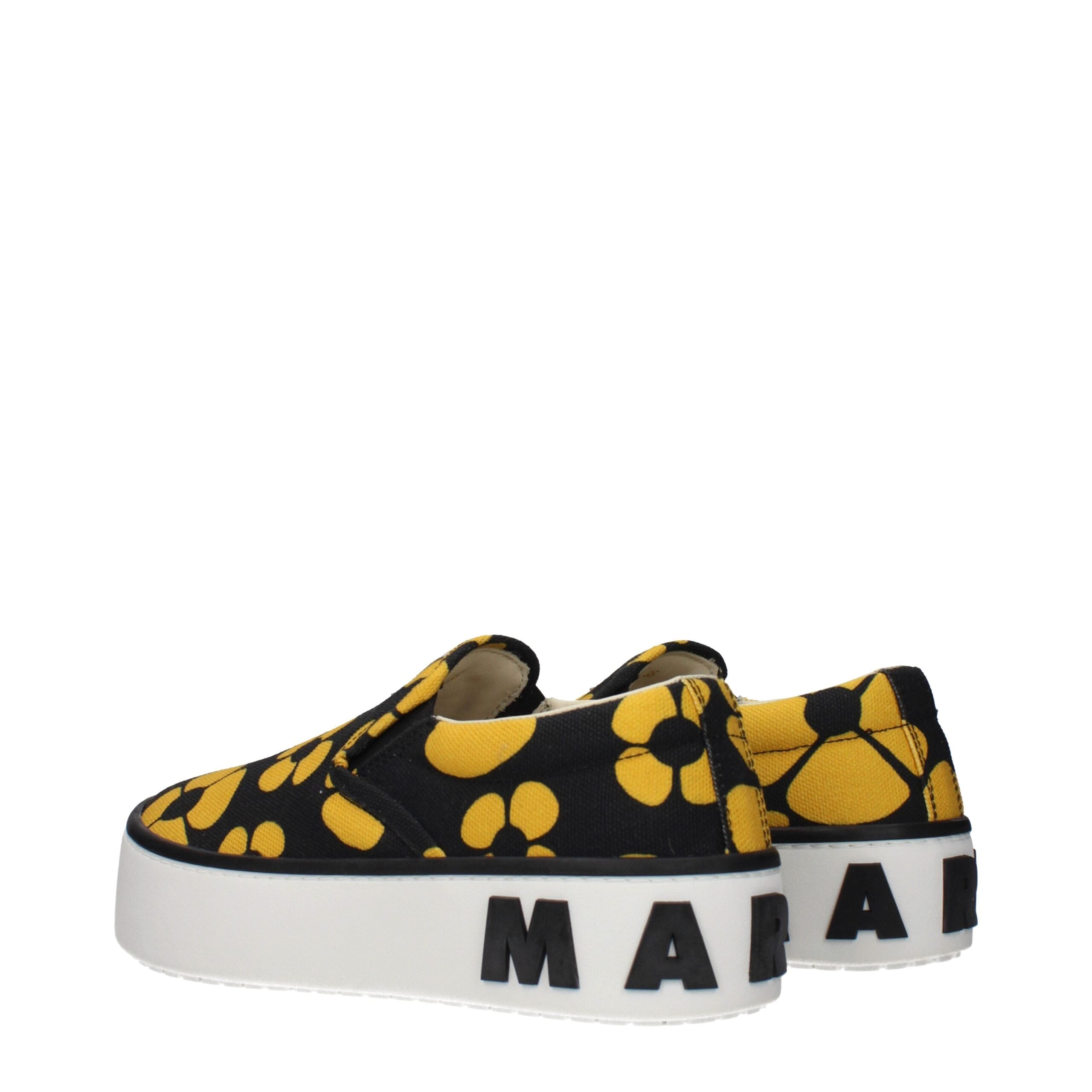 Marni slip-on flat in yellow — view 4