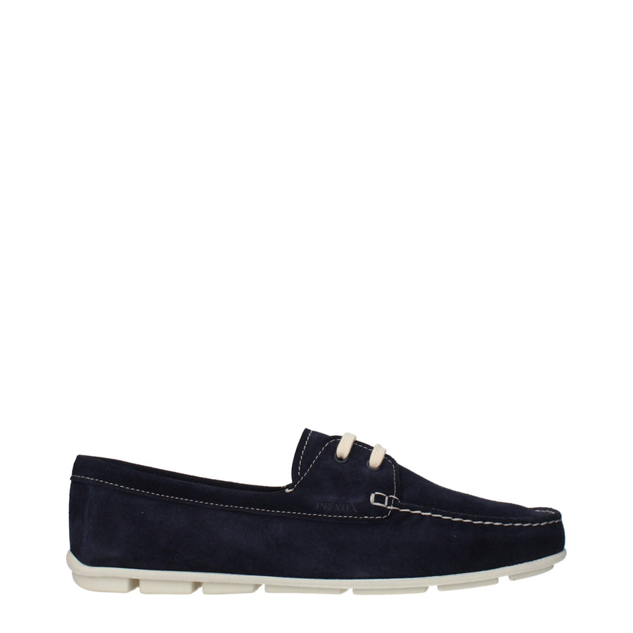 Prada Suede loafer in navy
