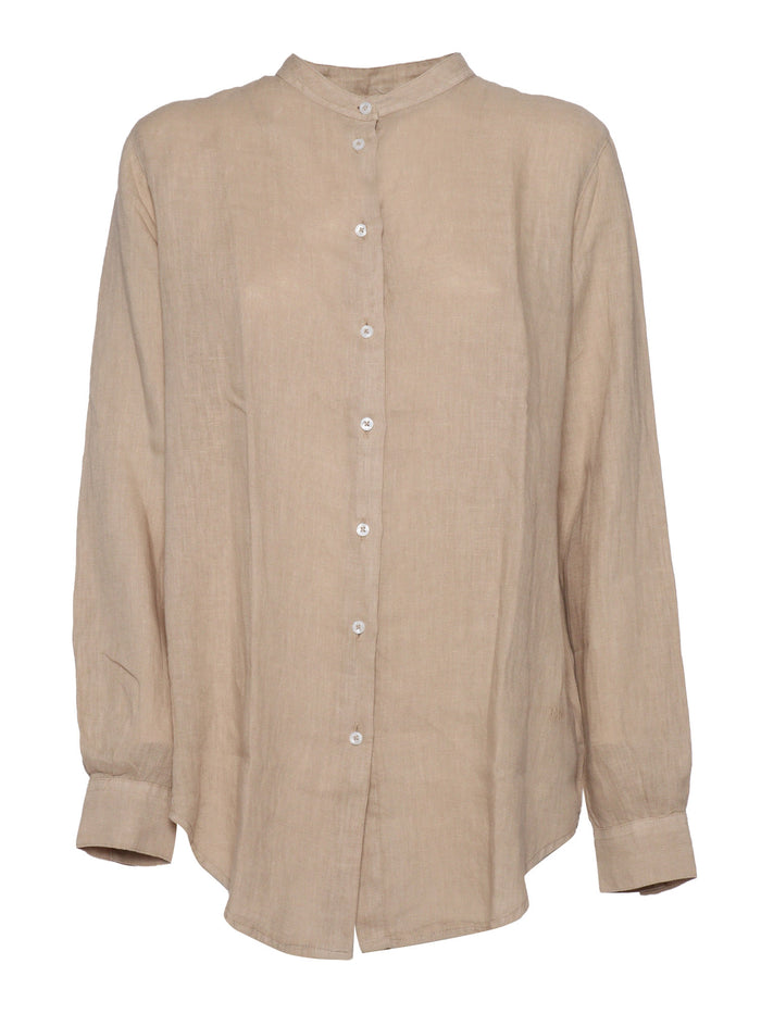 Beige Linen Shirt