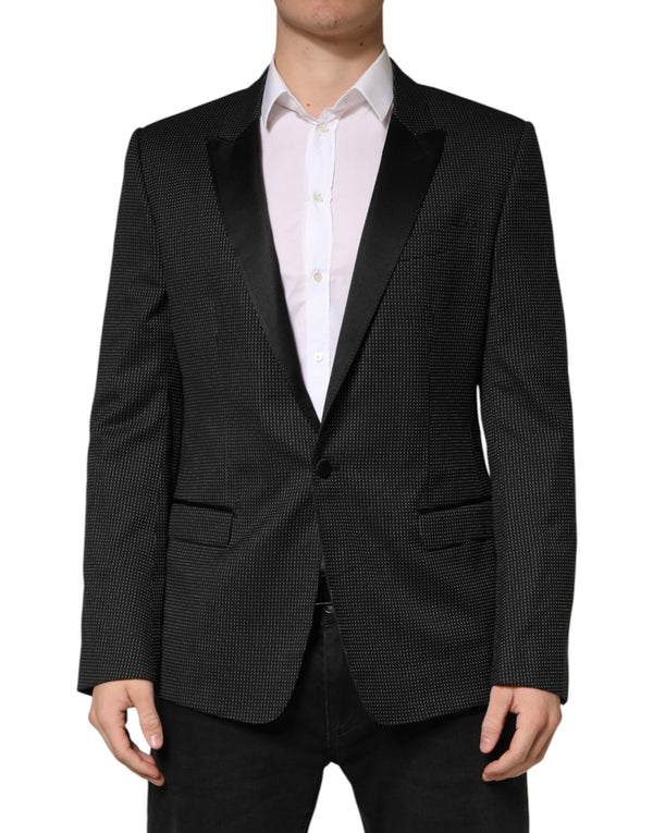 Dolce & Gabbana 43% Virgin Wool blazer in black