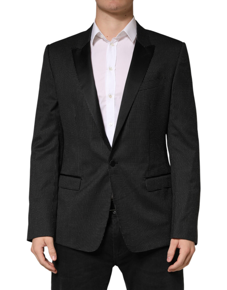 Dolce & Gabbana 43% Virgin Wool blazer in black