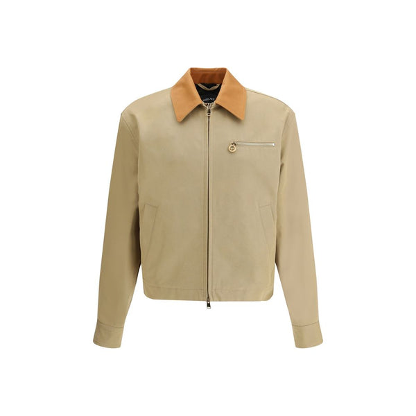 Versace OUTER 100% Cotton jacket in beige