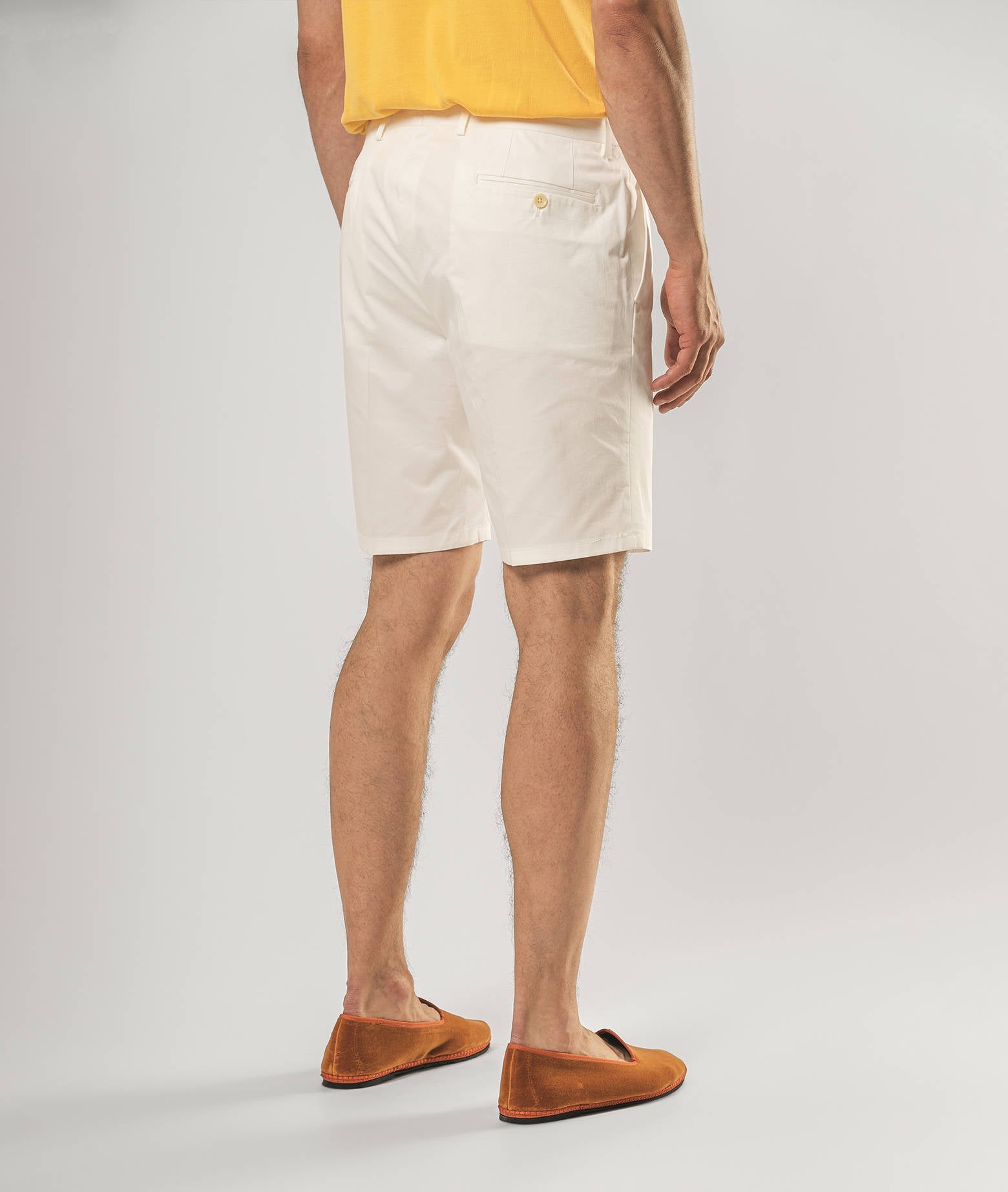 Cotton Shorts Poltu Quatu White