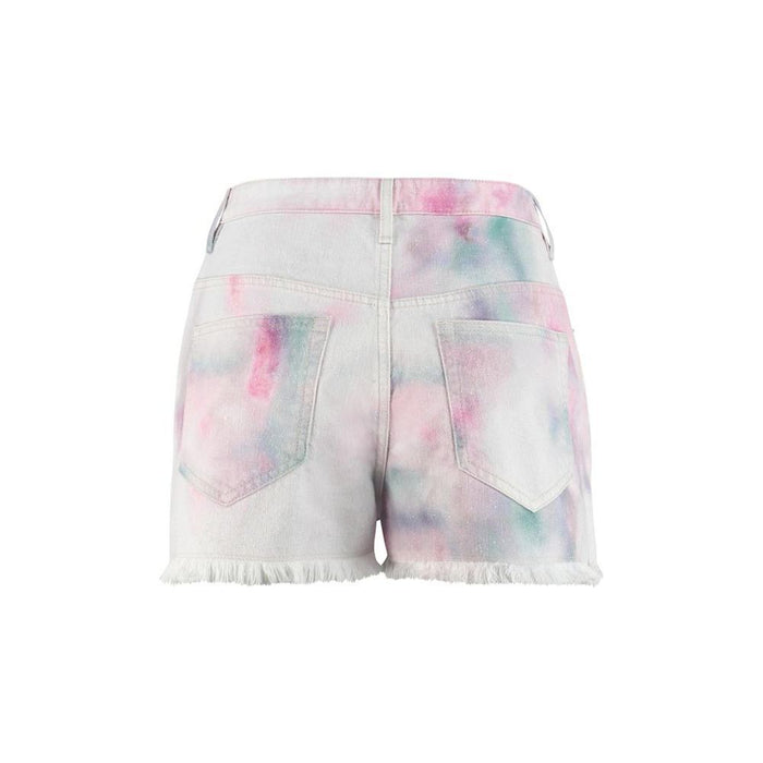 Isabel Marant denim shorts in multicolor — view 2