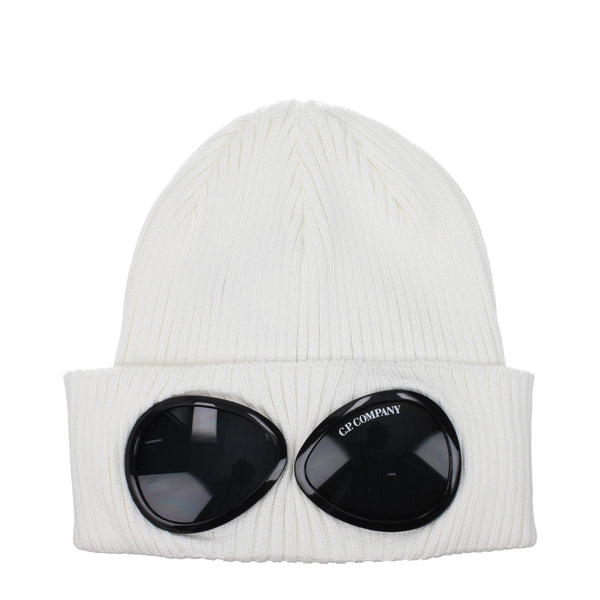C.P. Company CP15434024157449BT Cotton beanie in white