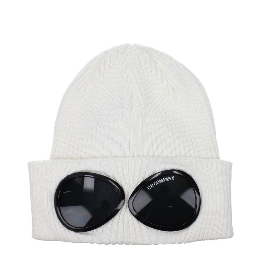 C.P. Company CP15434024157449BT Cotton beanie in white