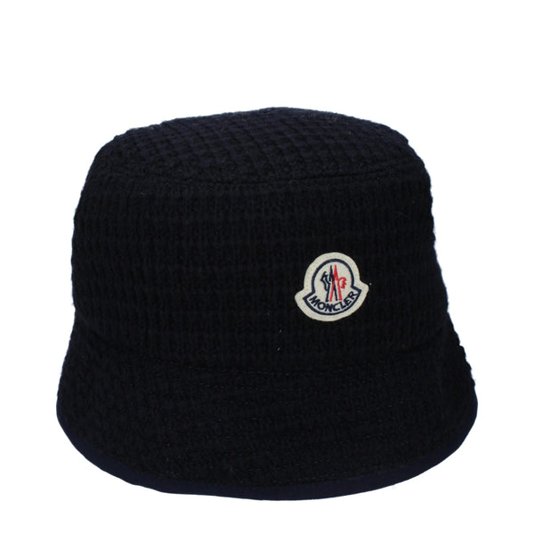 Moncler MO15434260021513BT Virgin wool bucket hat in navy