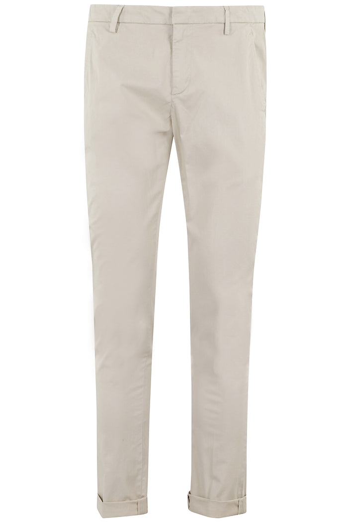 Gaubert Gabardina Stretch Brown Co Ea Pantaloni