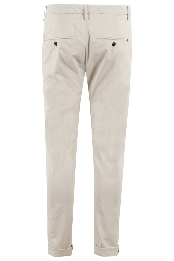 Gaubert Gabardina Stretch Brown Co Ea Pantaloni