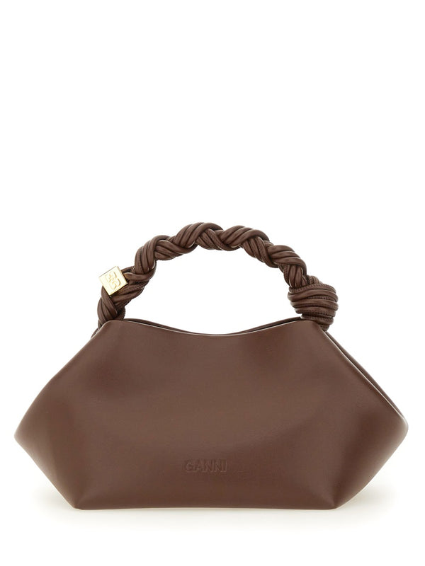 Handbag Bou Brown Recycled Leather Handbags
