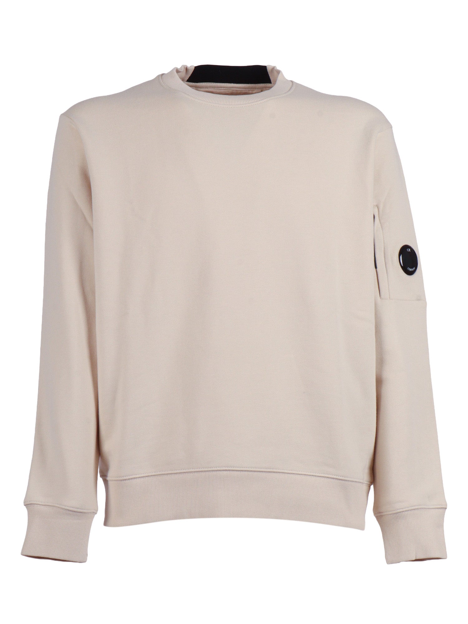 Sweatshirts - Crew Neck Grey Cotton Sweatshirt