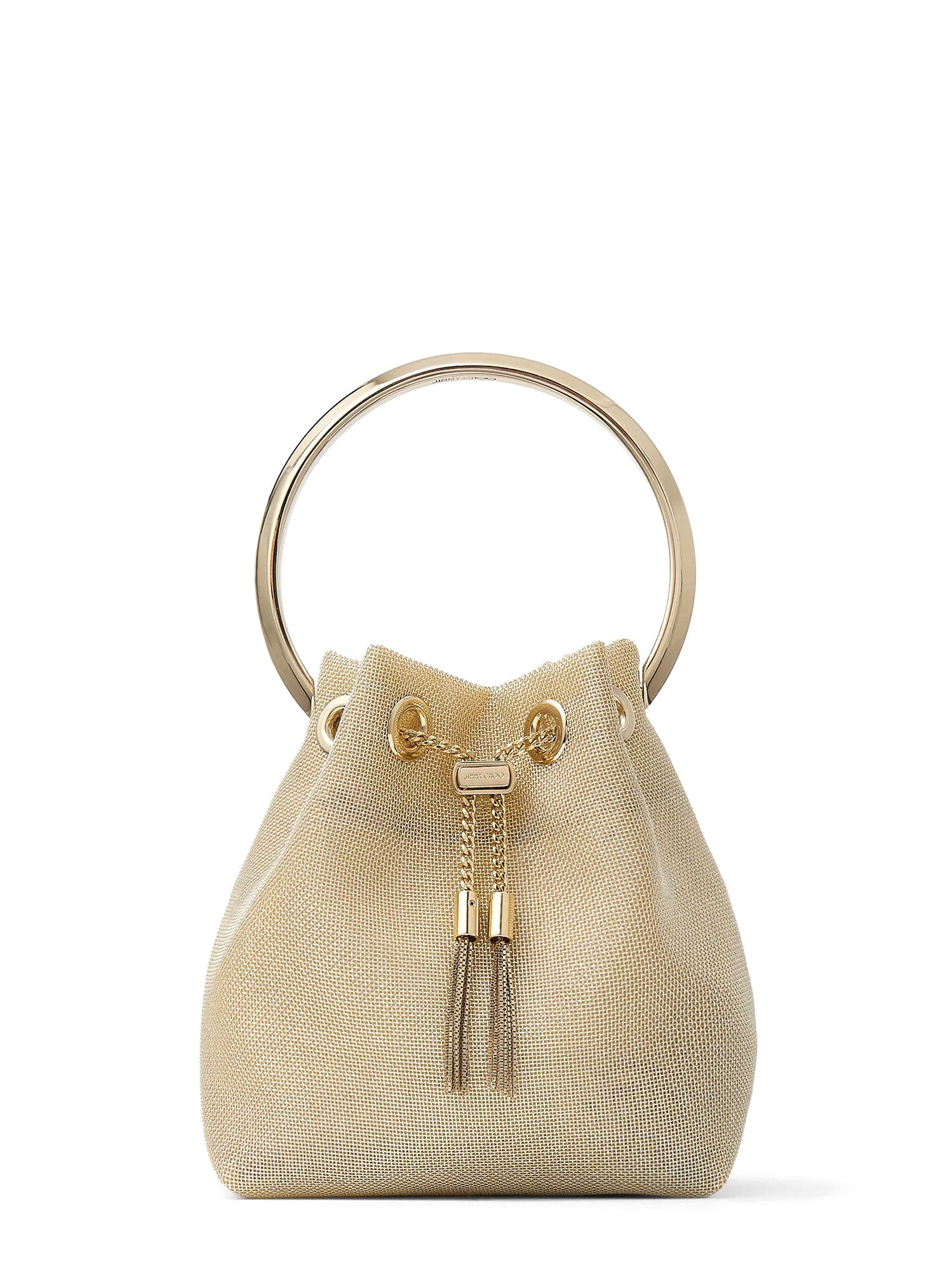 Jimmy Choo Bags Champagne Mesh