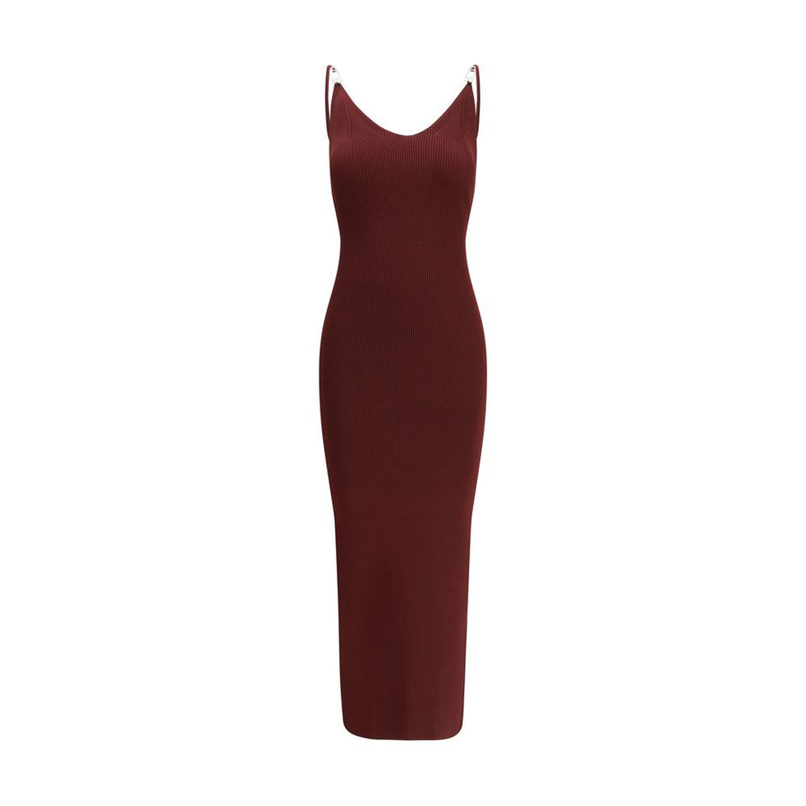 Versace 83% Viscose dress in red