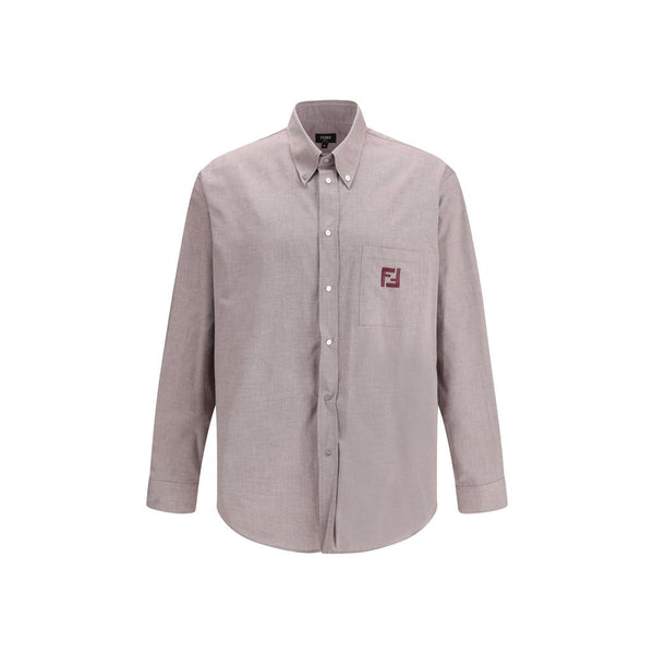 Fendi 100% Cotton shirt in gray