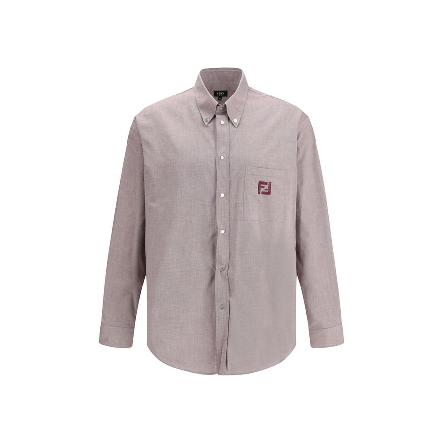 Fendi 100% Cotton shirt in gray