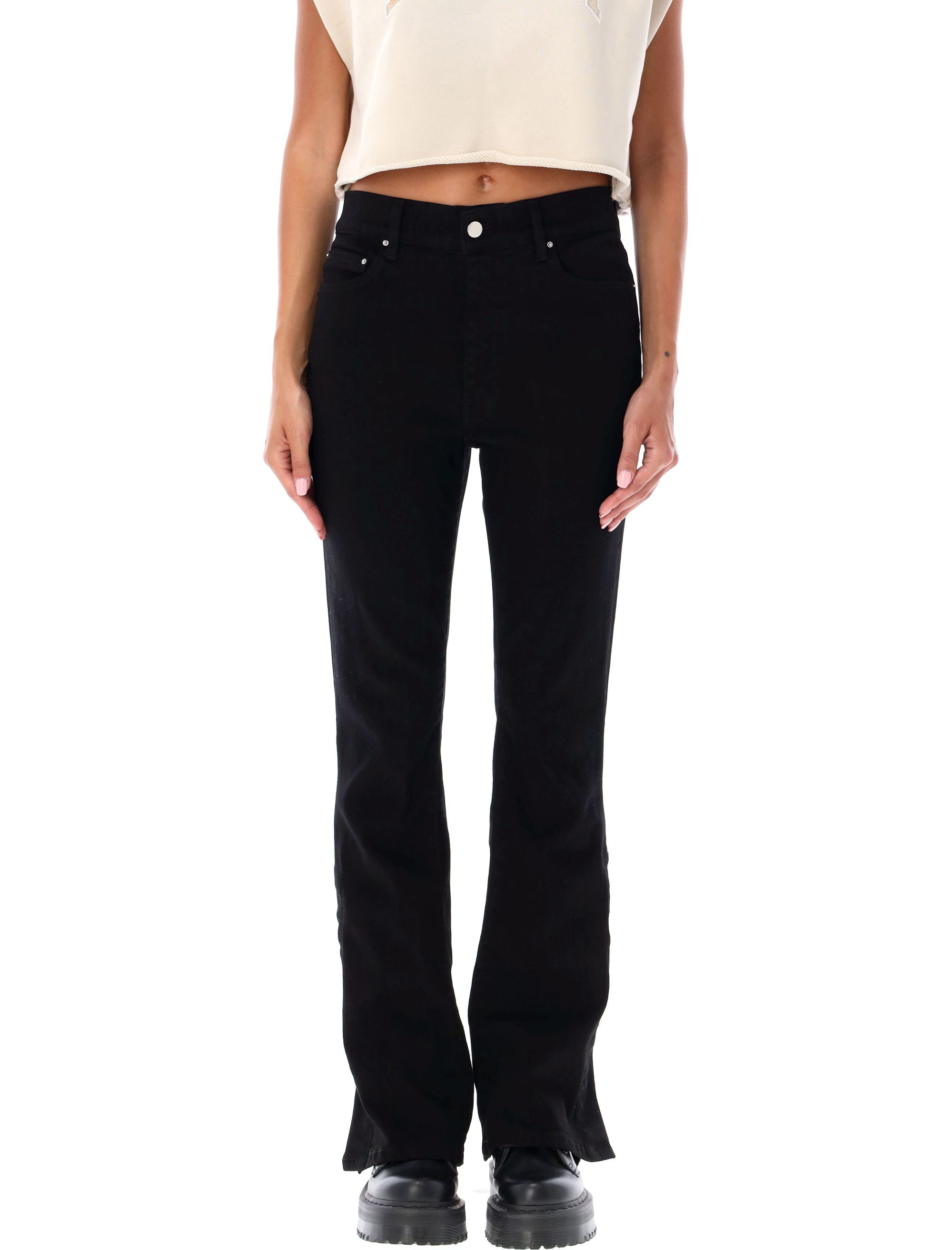 Kick flare denim Black Cotton Jean