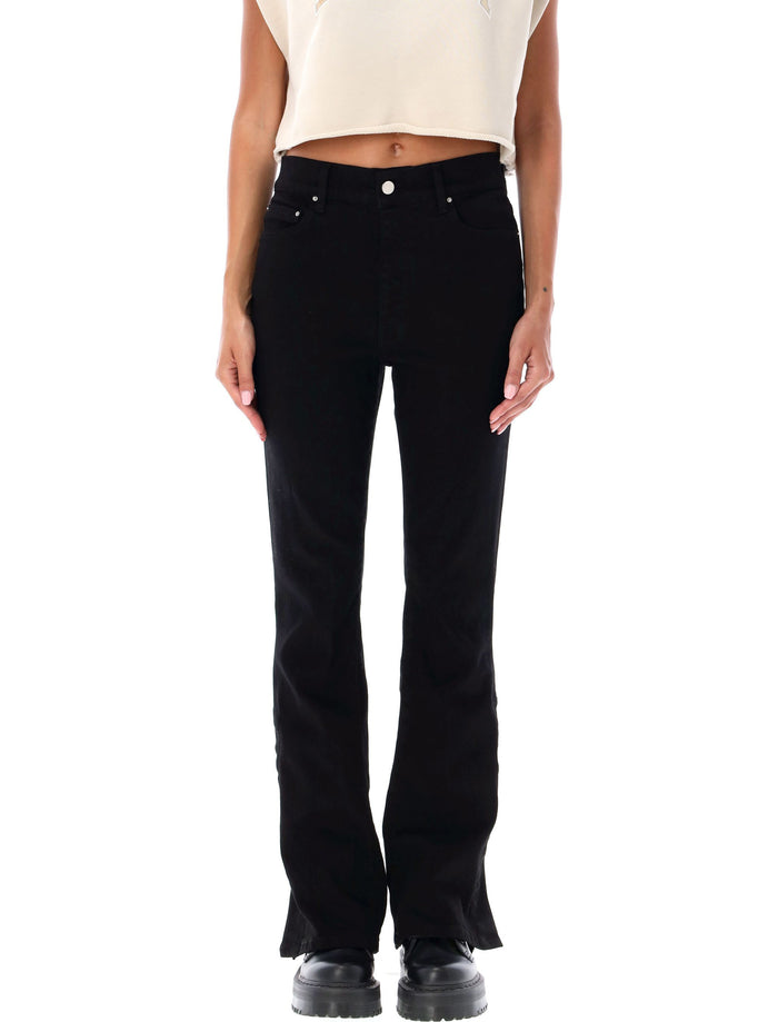 Kick flare denim Black Cotton Jean
