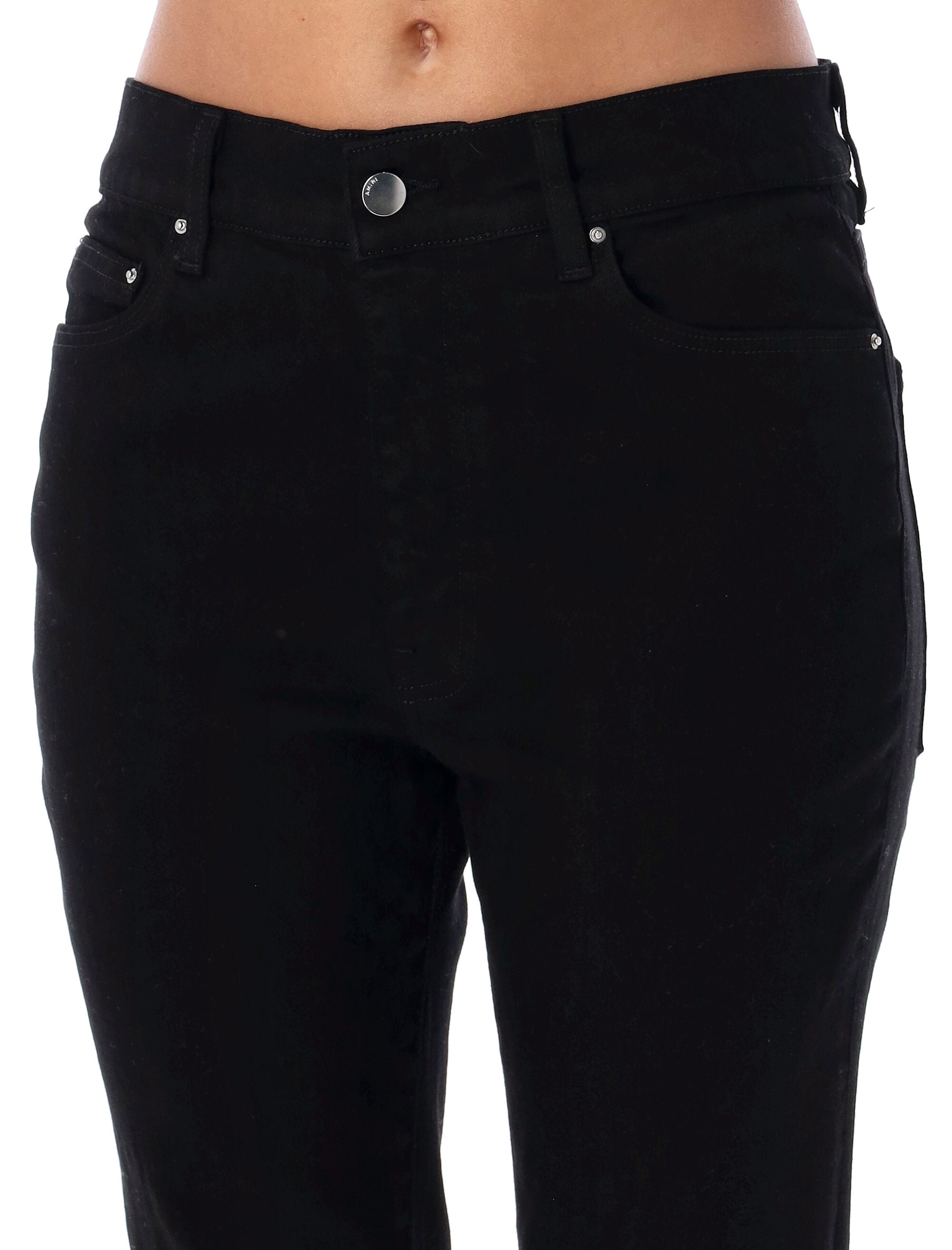 Kick flare denim Black Cotton Jean