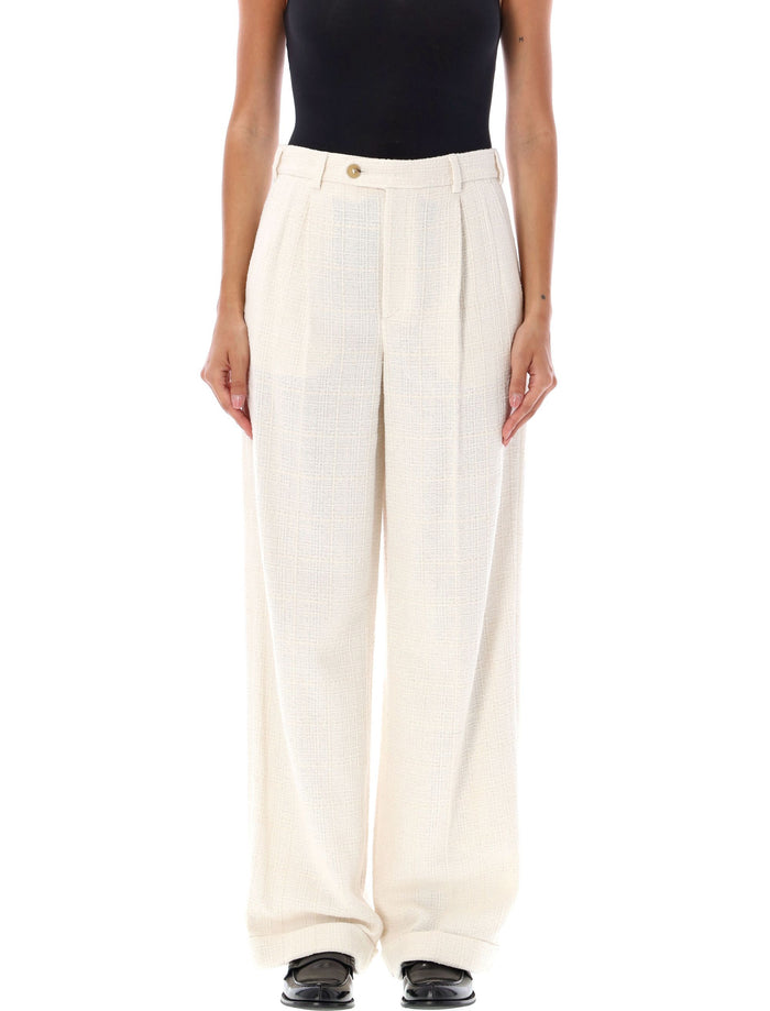 Melissa pant Ecru Cotton