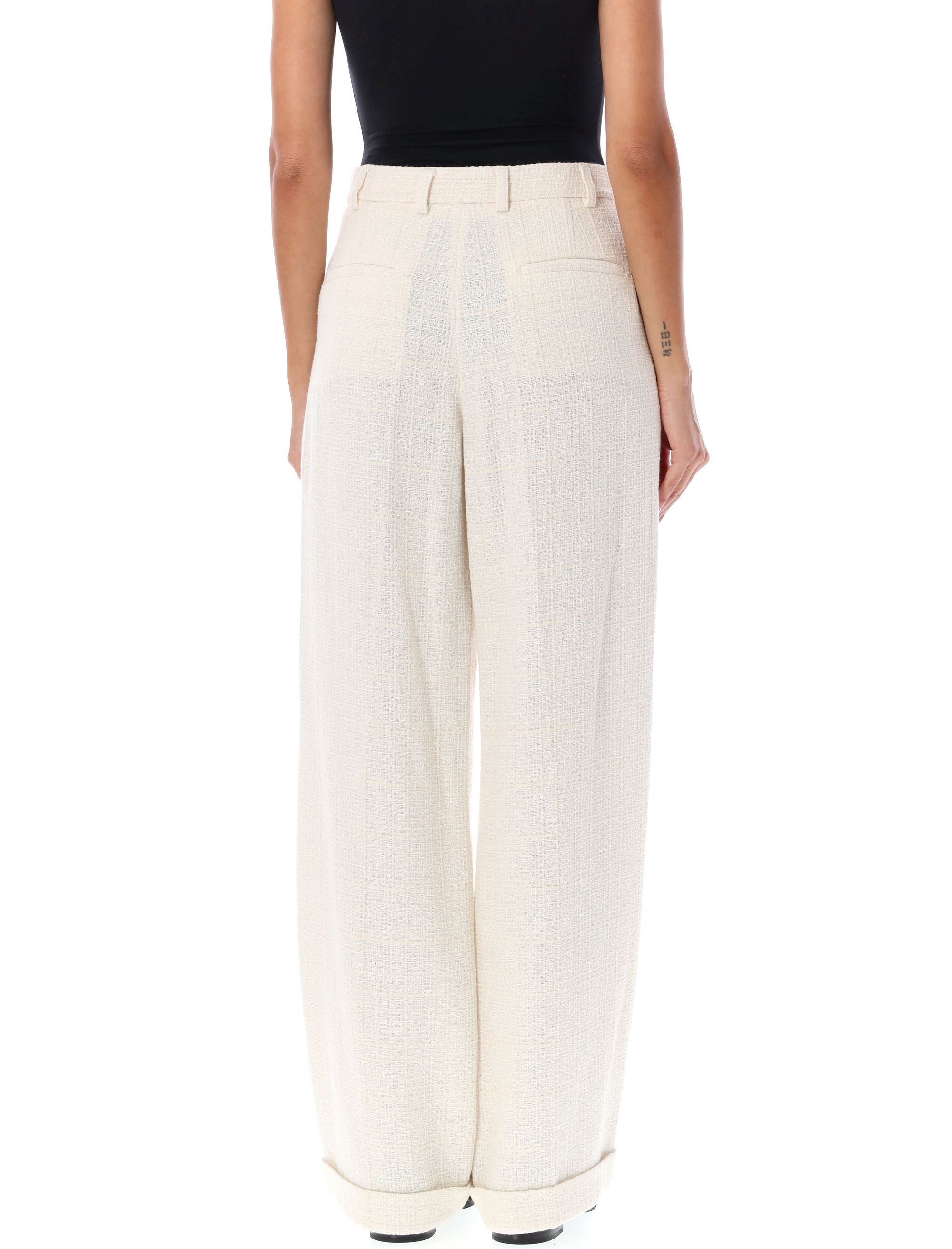Melissa pant Ecru Cotton