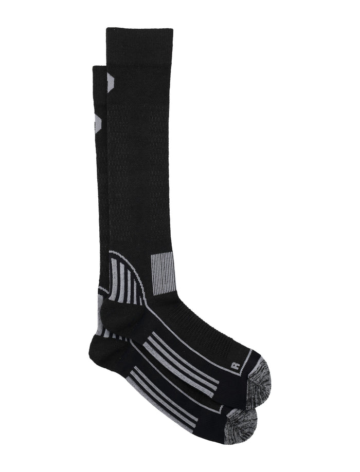 Ski socks Black/grey Melange Polyamide