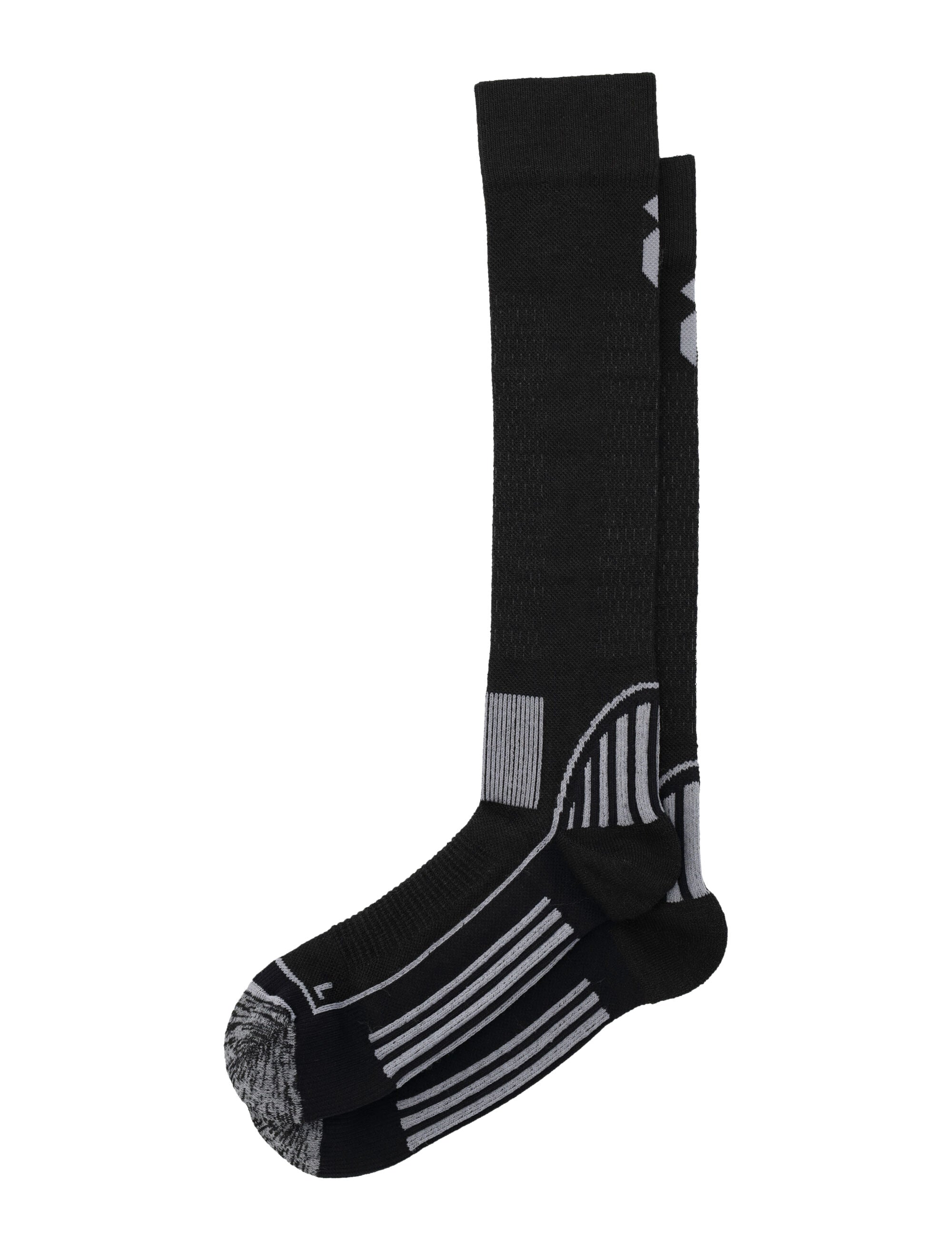 Ski socks Black/grey Melange Polyamide