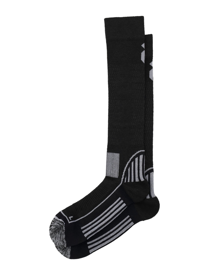Ski socks Black/grey Melange Polyamide