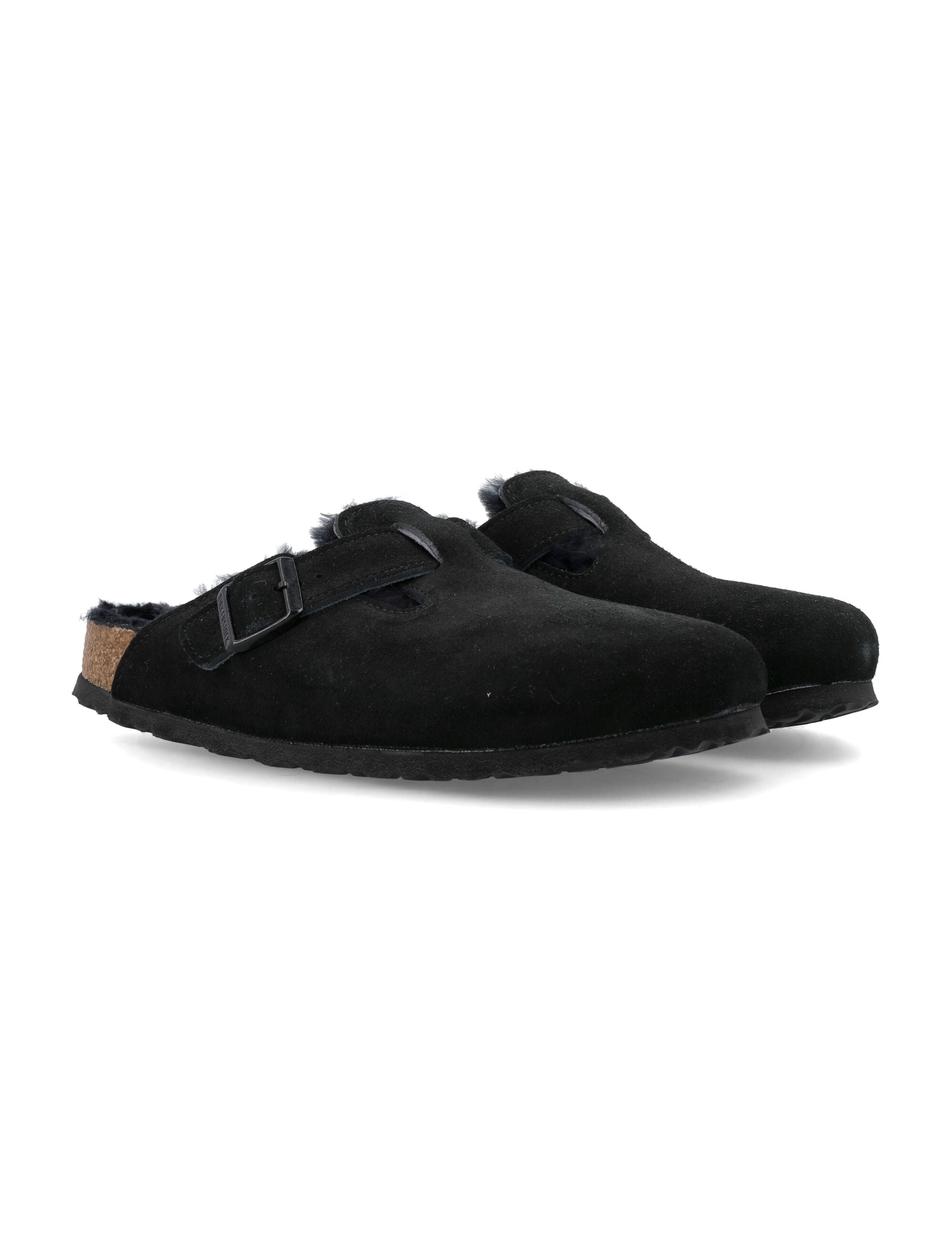 Boston shearling sandals Black Upper
