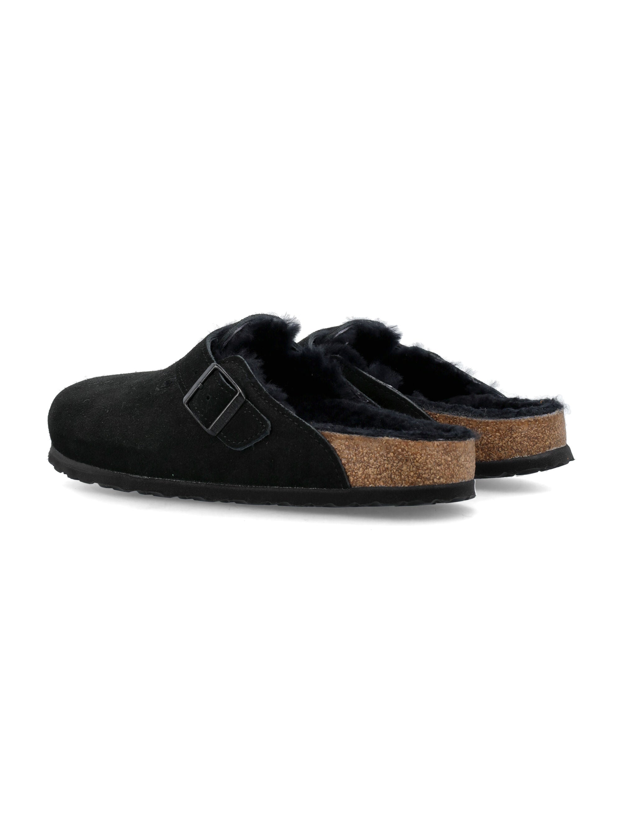 Boston shearling sandals Black Upper