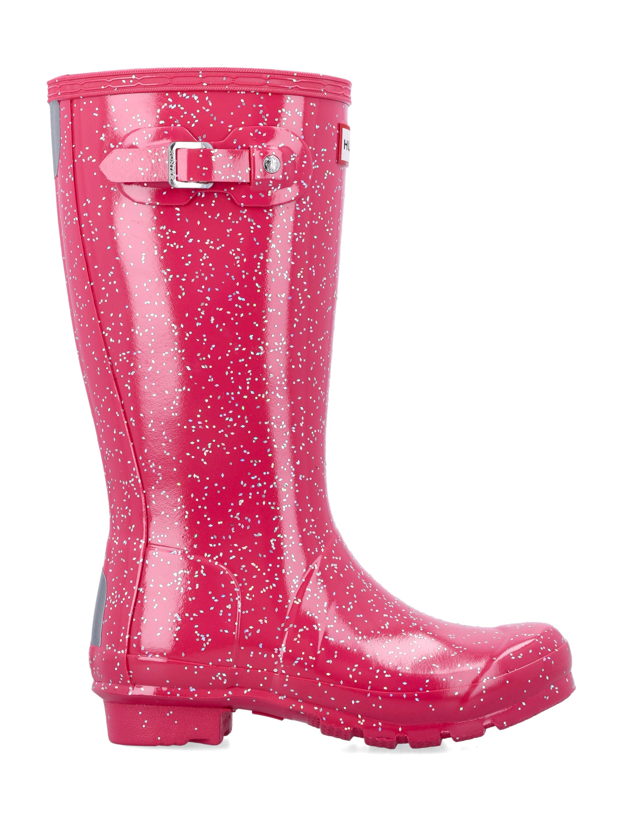 Big Kids Giant Glitter Wellington boots Red Upper