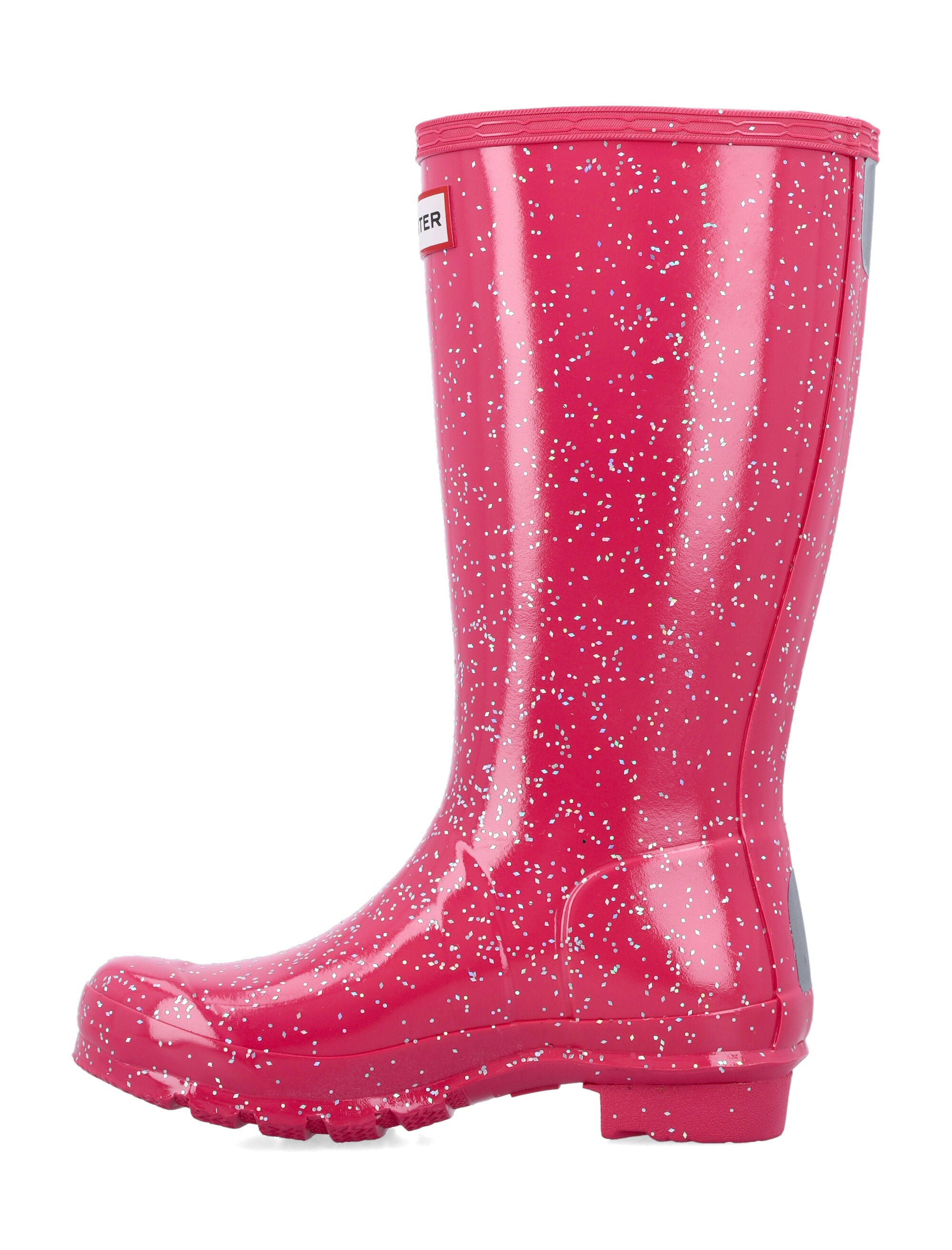 Big Kids Giant Glitter Wellington boots Red Upper