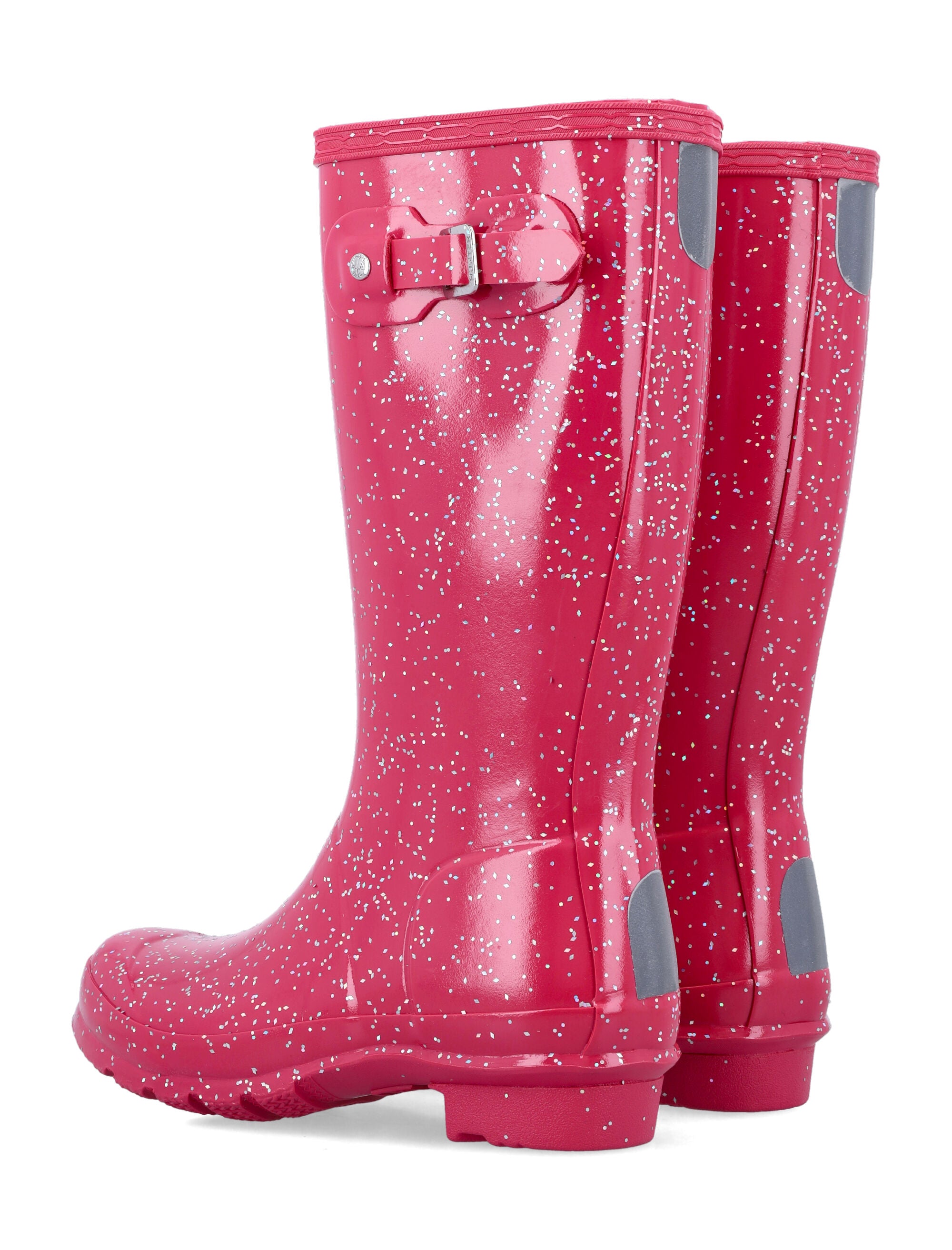 Big Kids Giant Glitter Wellington boots Red Upper