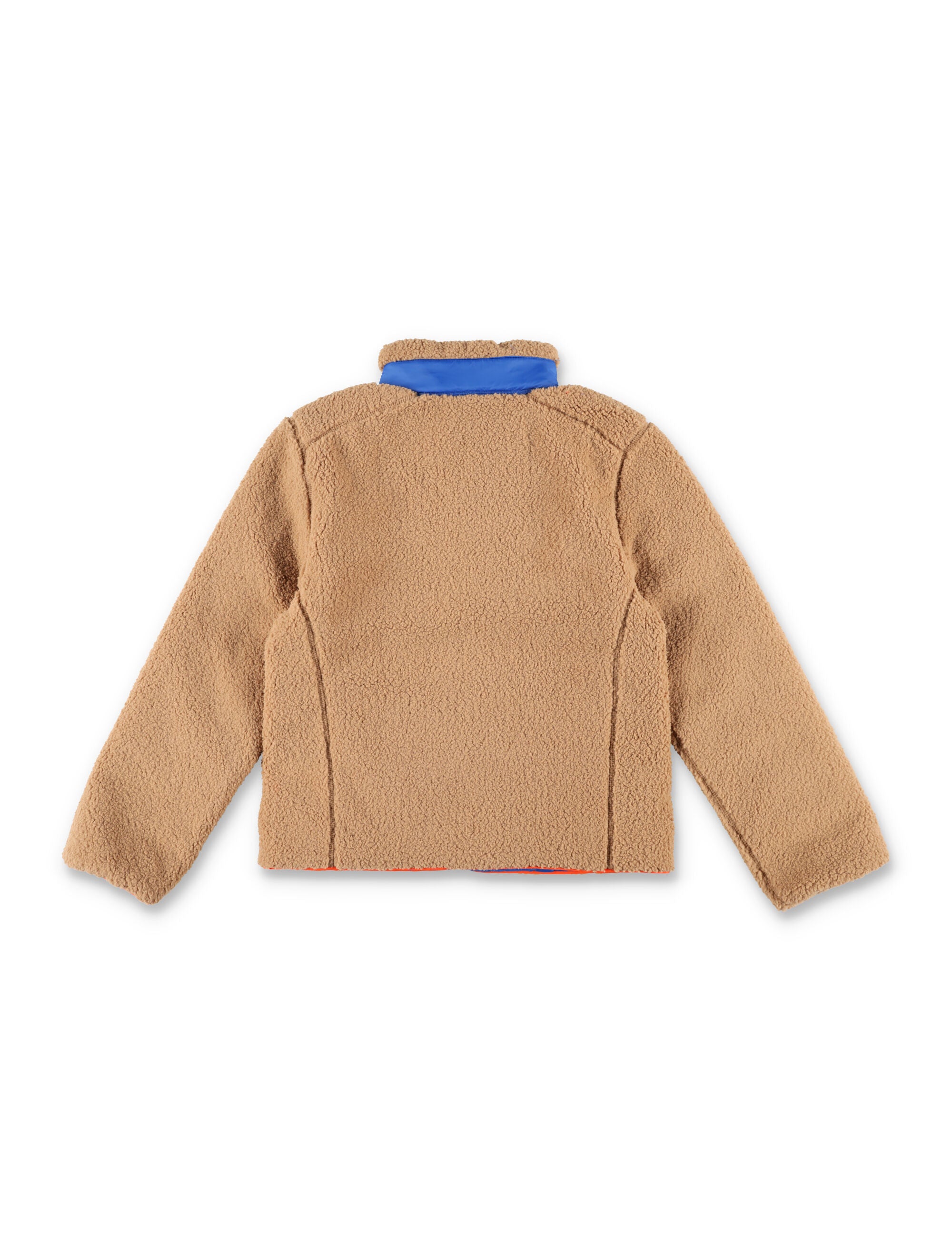 Kid - P-Layer 2 reversible mockneck jacket Dark Beige Recycled Polyester
