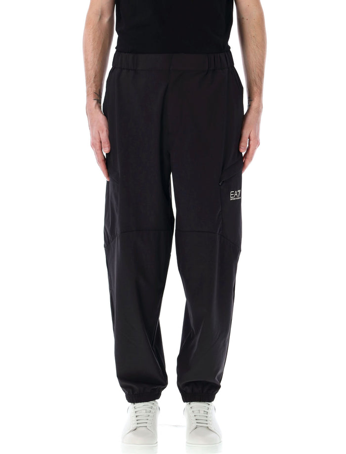 Dynamic Athlete Cargo Trousers Black Polyester Pant