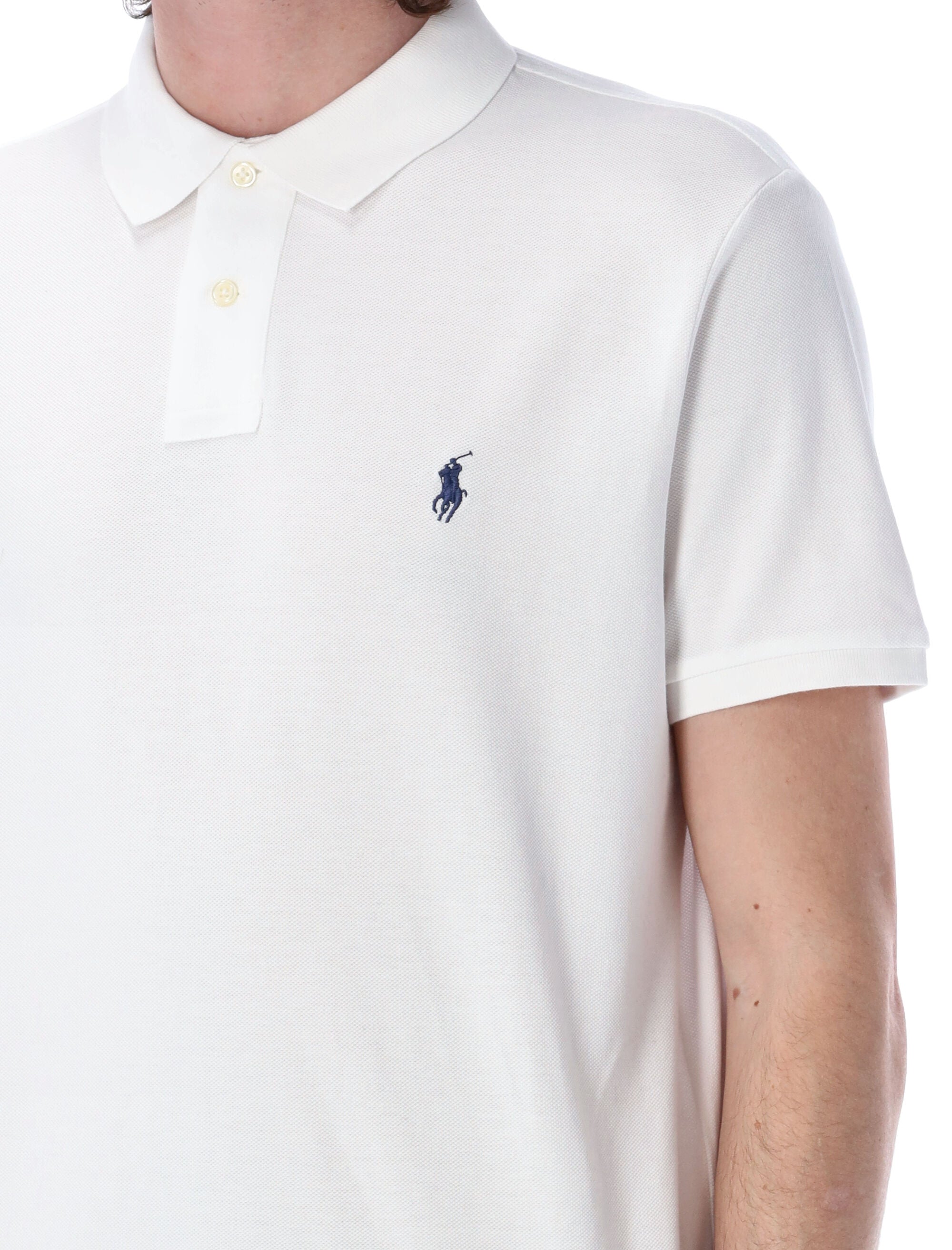 Custom slim fit polo shirt White Cotton Tshirt