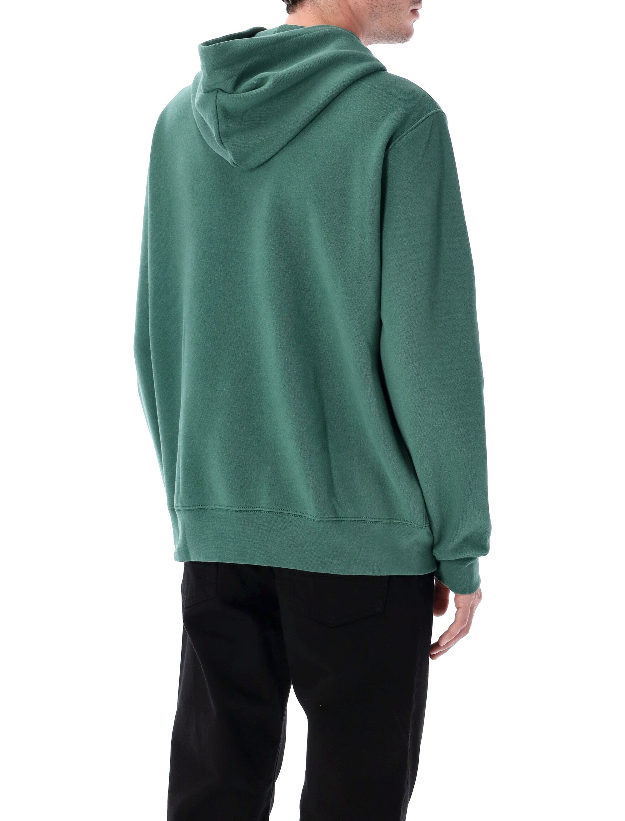 Polo Ralph Lauren Bear fleece hoodie Green Cotton Sweatshirt