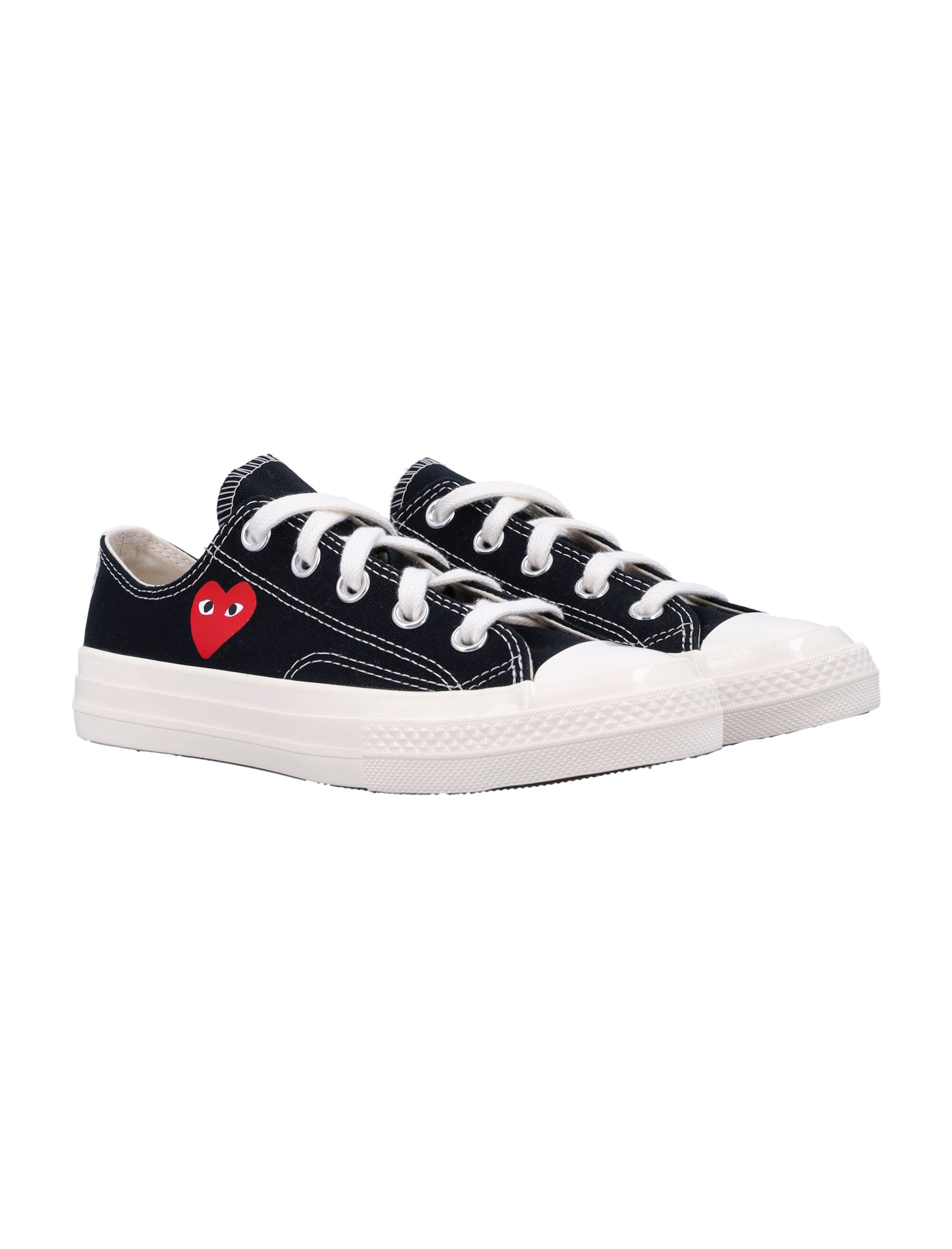 Converse small red heart sneakers Black Cotton Sole