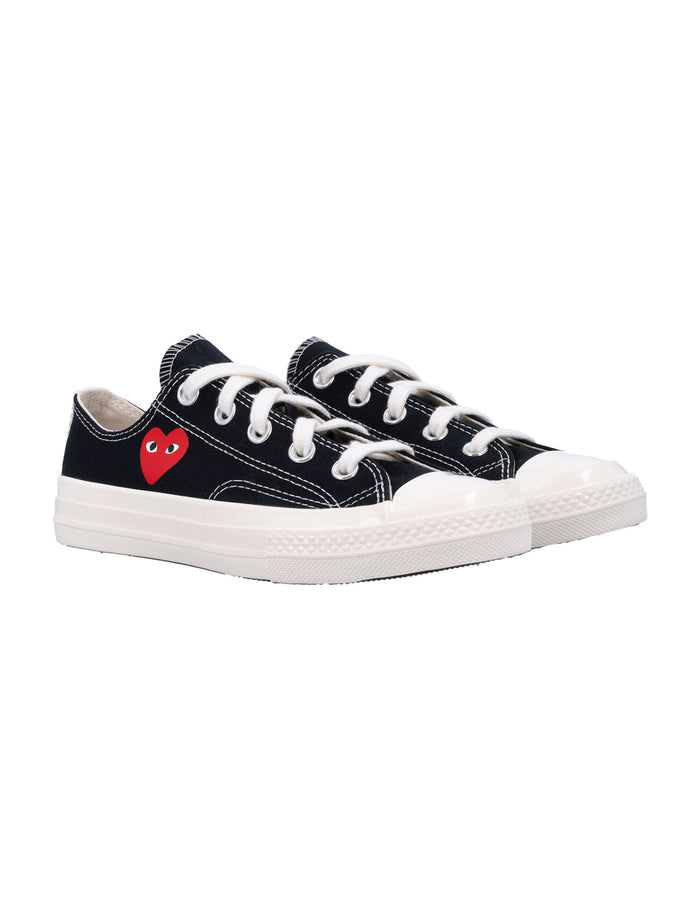 Converse small red heart sneakers Black Cotton Sole