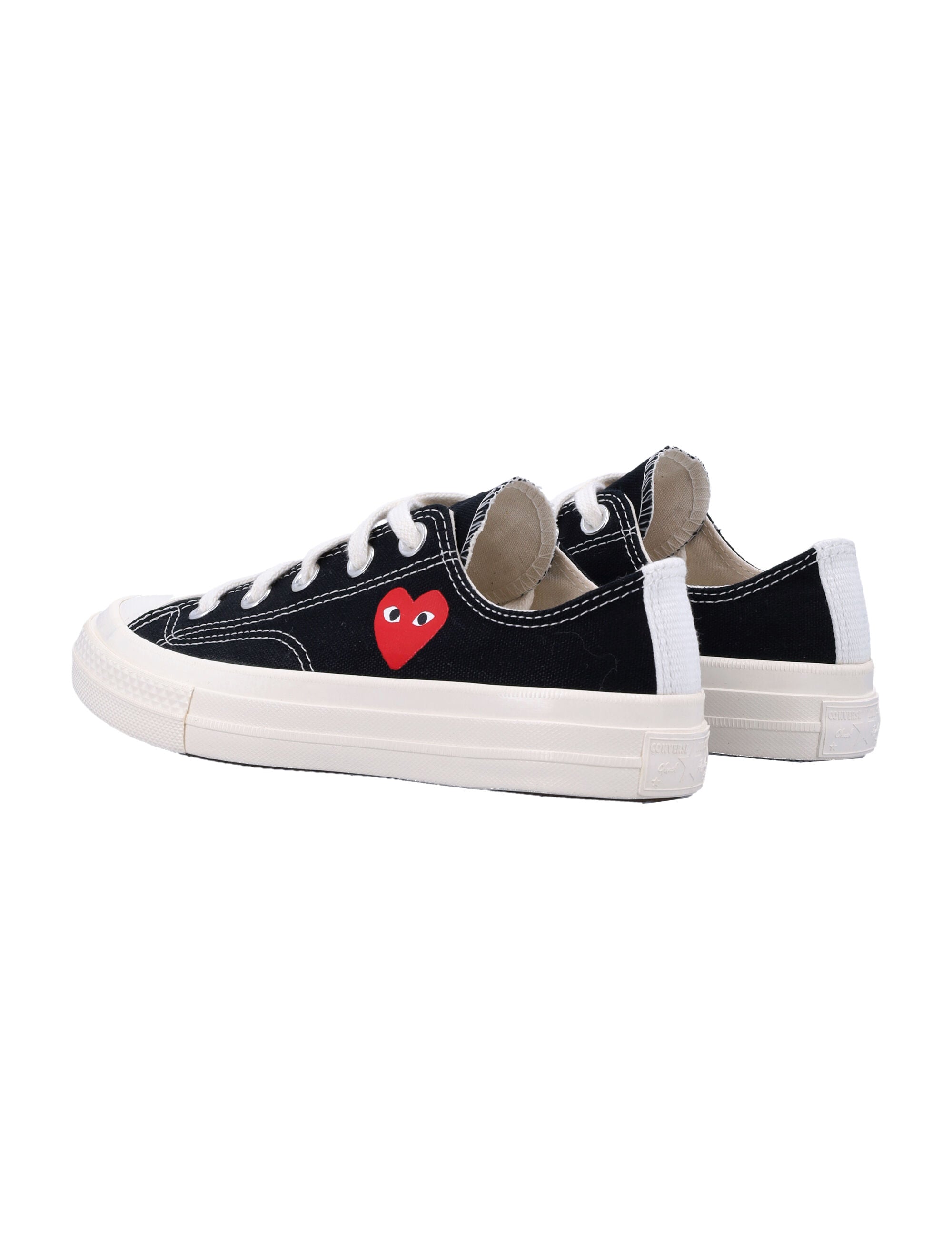 Converse small red heart sneakers Black Cotton Sole