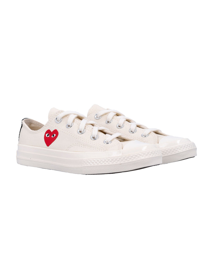 Converse small red heart sneakers White Cotton Sole