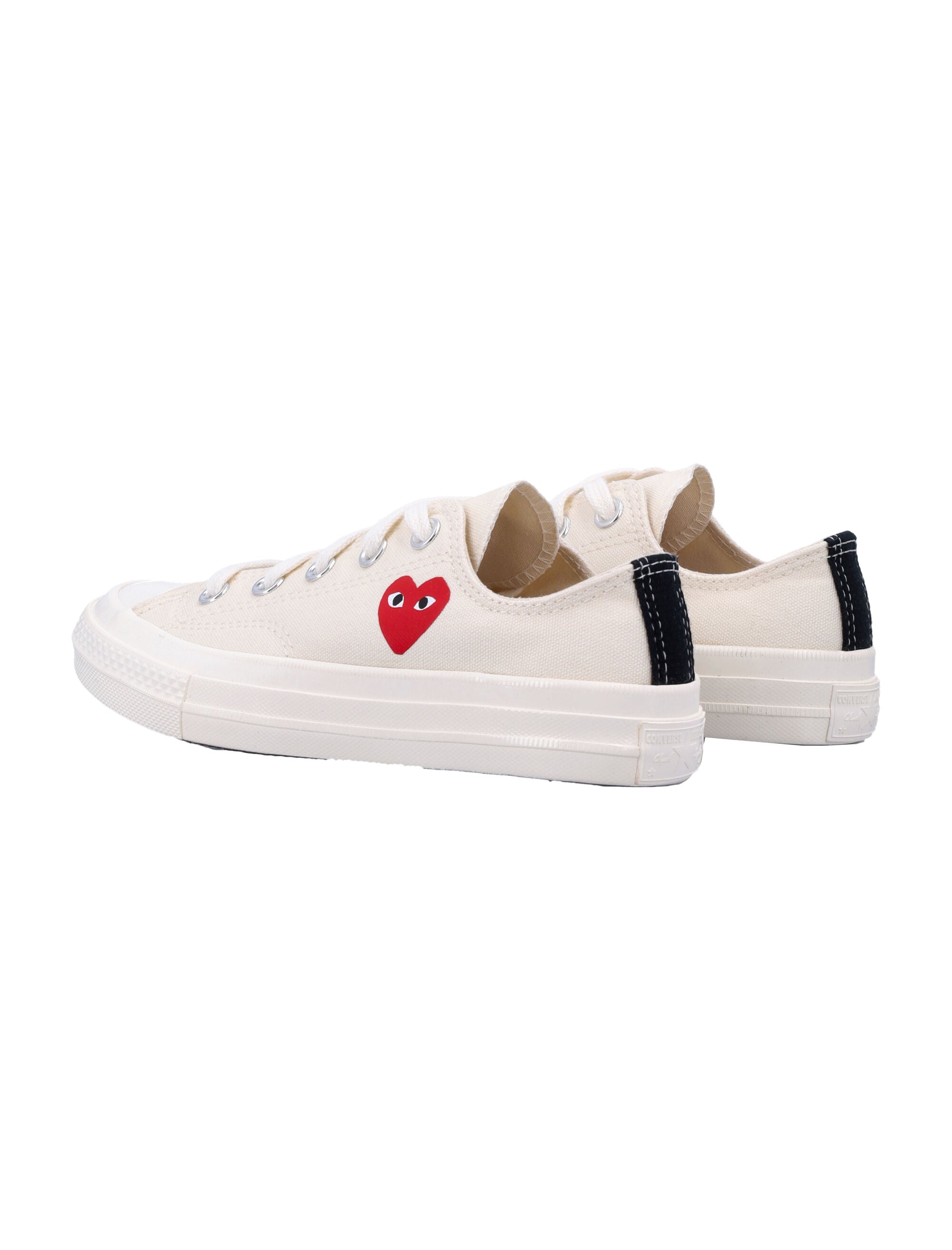 Converse small red heart sneakers White Cotton Sole